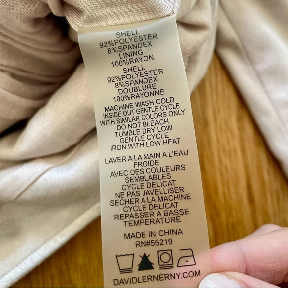 David Lerner Pastel Pink Vegan Faux Suede Moto Jacket Size XS - Picture 3 of 4